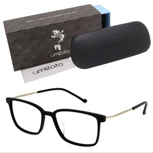 Umizato Ken (Black) Blue Light Glasses, NWOT